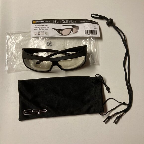 Over the Glasses High Definition Matte Black Frame Glasses by Melanin Optics NWT - Picture 14 of 16